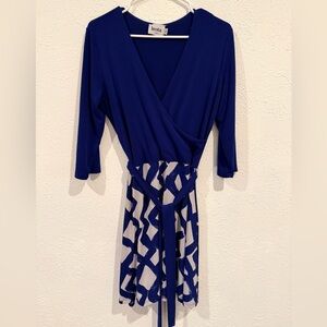 Leota Royal Blue Stretch Dress